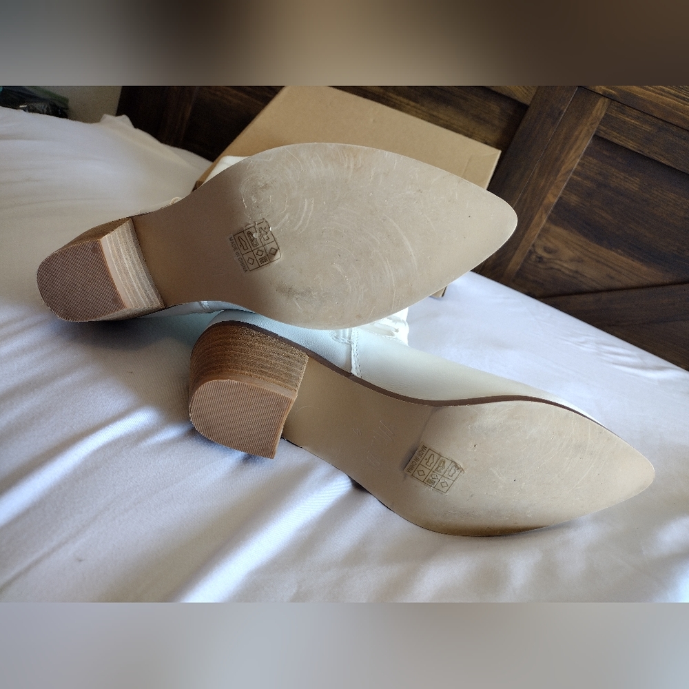 Mi.iM Western boot. Name: INLAY, Color: WHITE size 9 faux leather - Picture 3 of 7